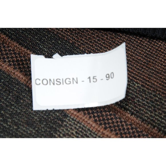 St. Croix Mens Vintage Geometric Sweater XXL Brown Black Orange Wool Pullover - Picture 8 of 8